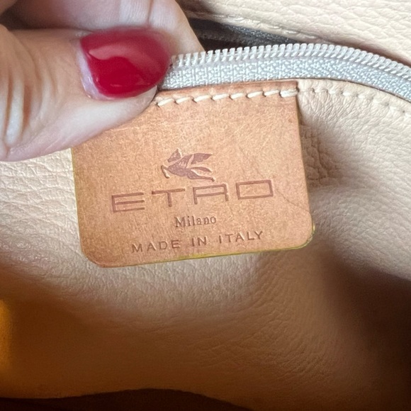 Etro Authentic Vintage Paisley Shoulder Bag with COA - Picture 9 of 11